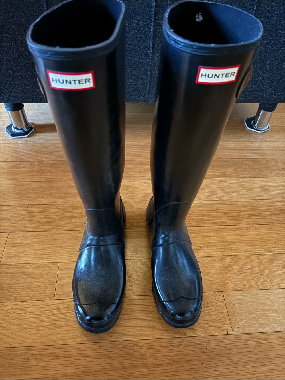 Hunter Women’s Size 8 Black Tall Rain Boots